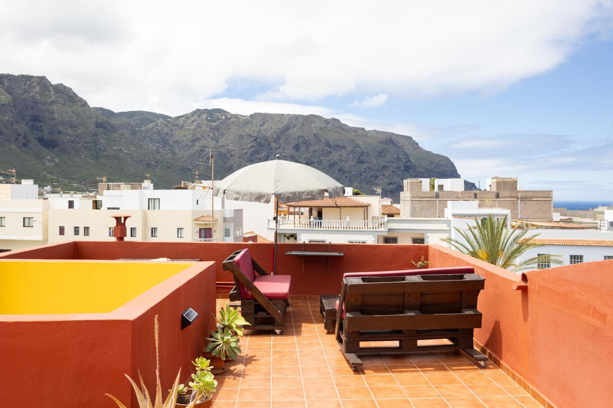 Tenohomes Rustic House With Terrace & Nature Views Buenavista Del Norte Eksteriør bilde