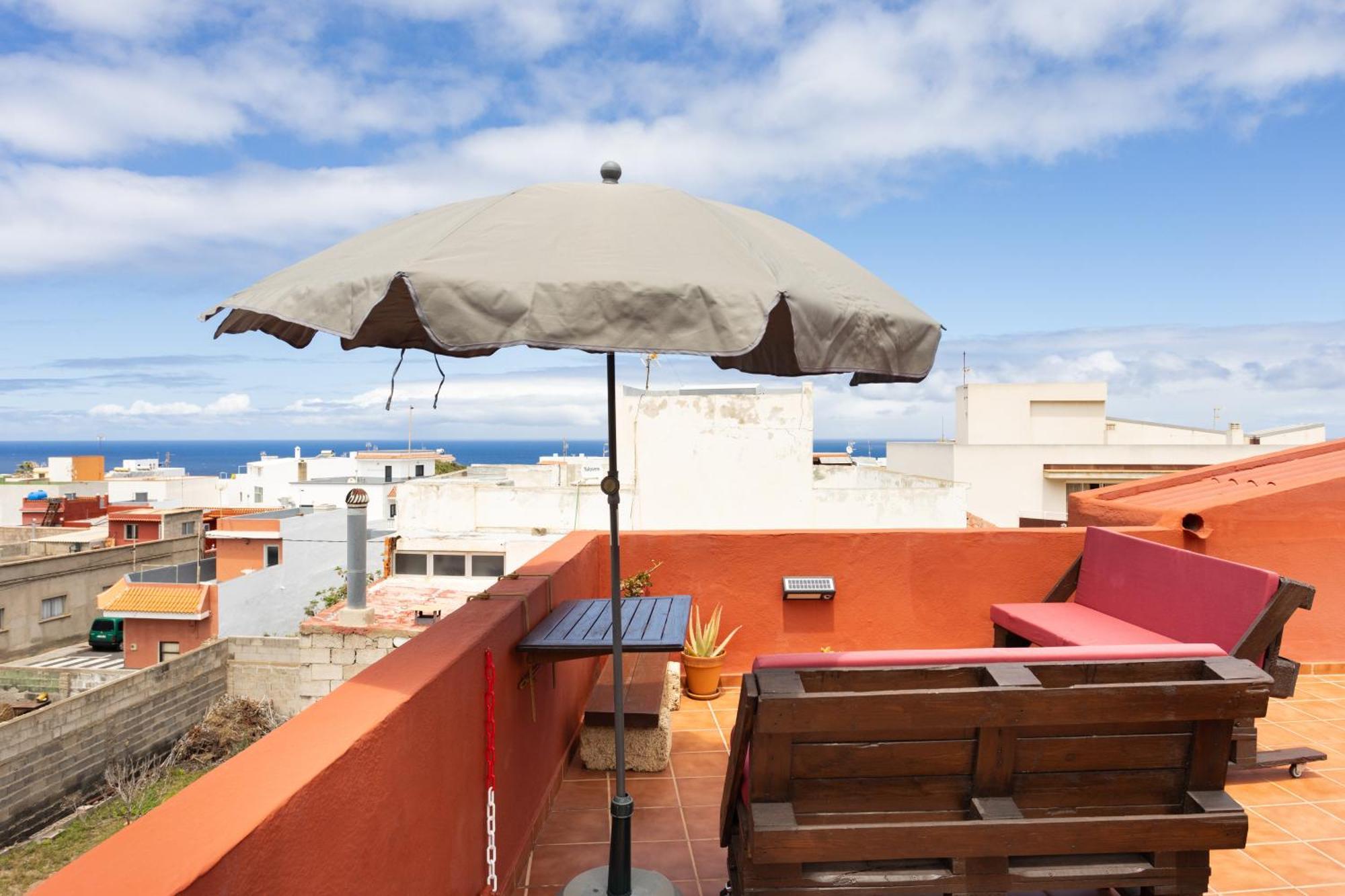 Tenohomes Rustic House With Terrace & Nature Views Buenavista Del Norte Eksteriør bilde