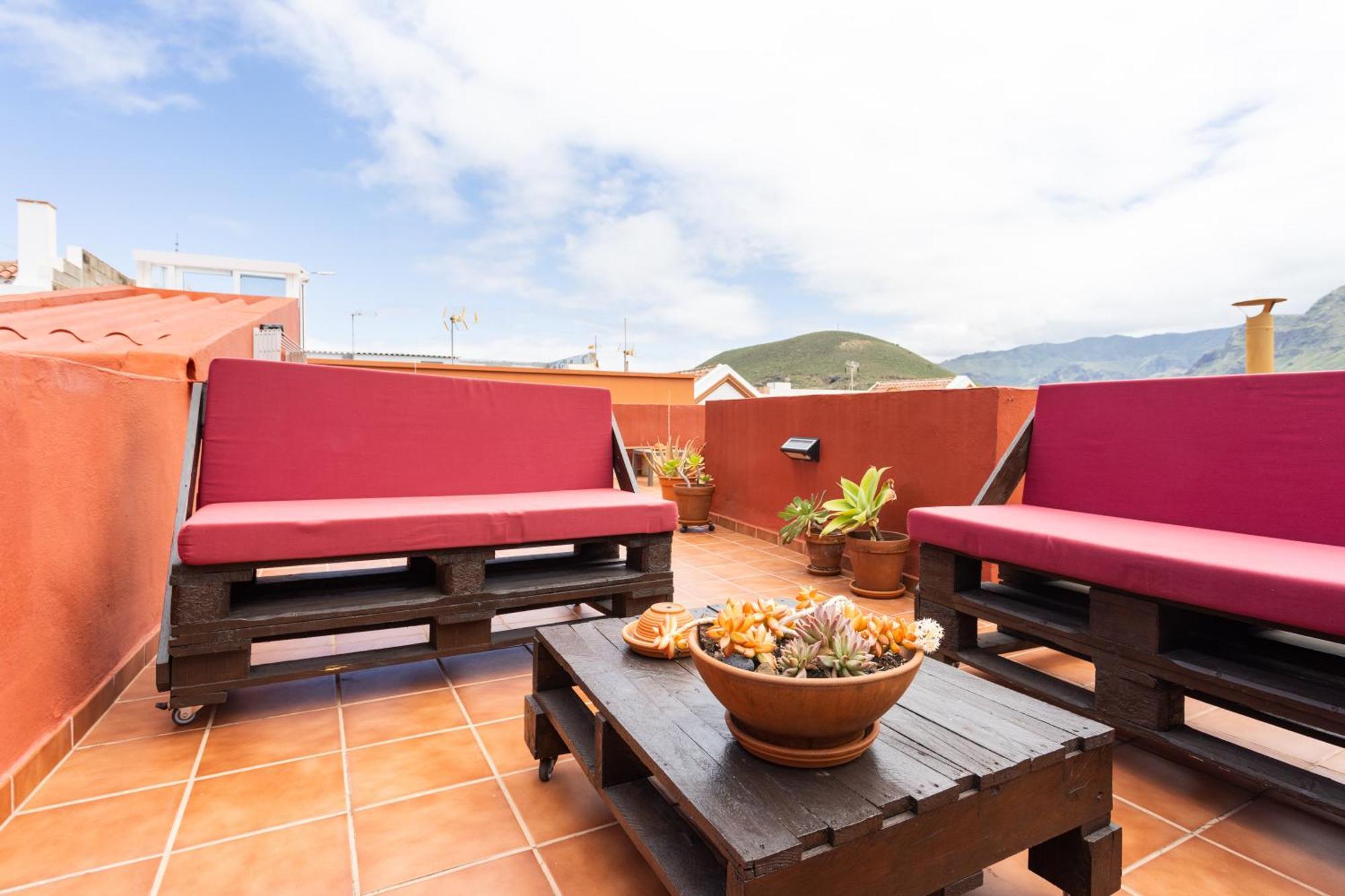 Tenohomes Rustic House With Terrace & Nature Views Buenavista Del Norte Eksteriør bilde